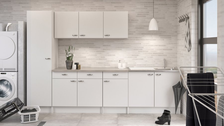 TVILUM Casa skab - hvid tr, 1 lge-UDGET