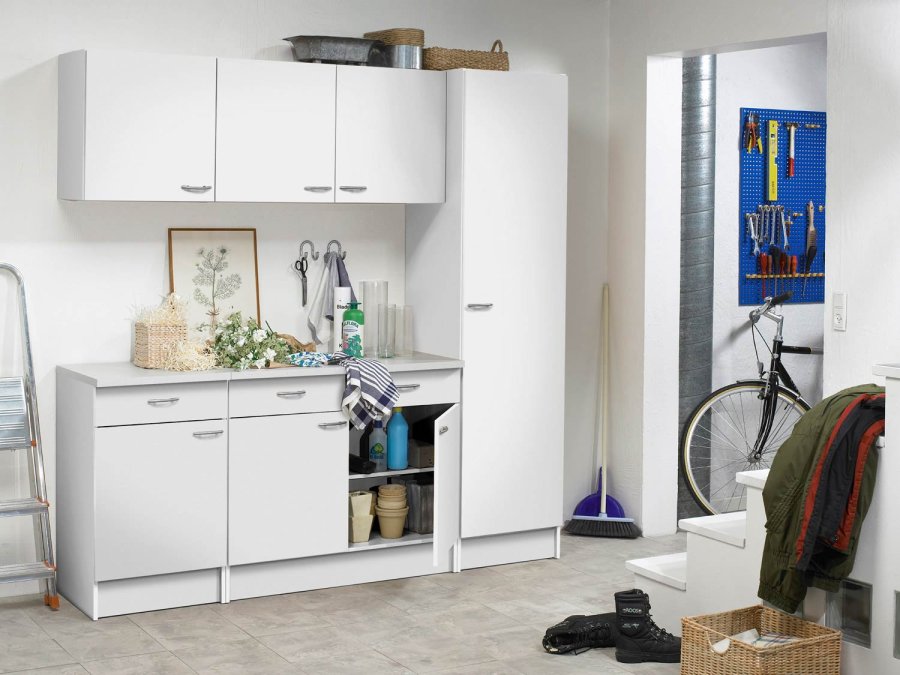 TVILUM Casa skab - hvid tr, 1 lge-UDGET