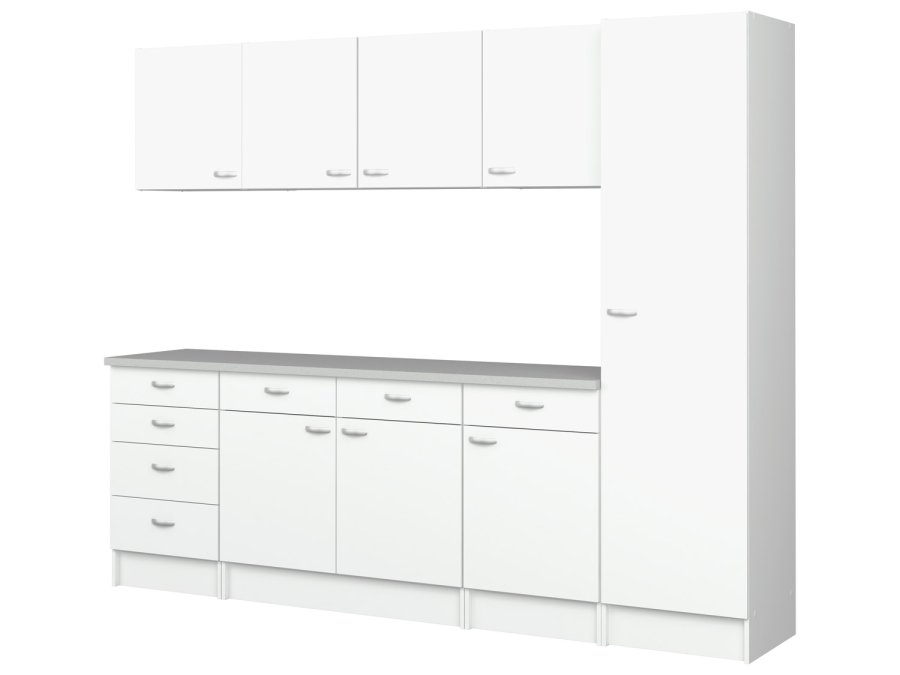 TVILUM Casa skab - hvid tr, 1 lge-UDGET