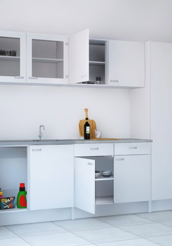 TVILUM Casa skab - hvid tr, 1 lge-UDGET