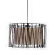 TK Harmony loftlampe - natur jute og sort metal