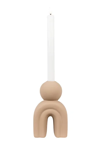 HOUSE NORDIC lysestage - brun stentj (H:17)