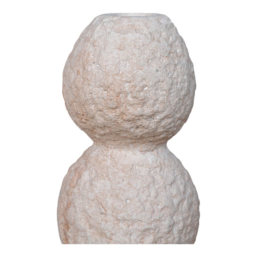 HOUSE NORDIC Lysestager, cement, natur, st af 2