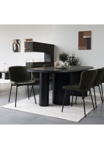 HOUSE NORDIC lysestage, rund - brun glas (12x12)