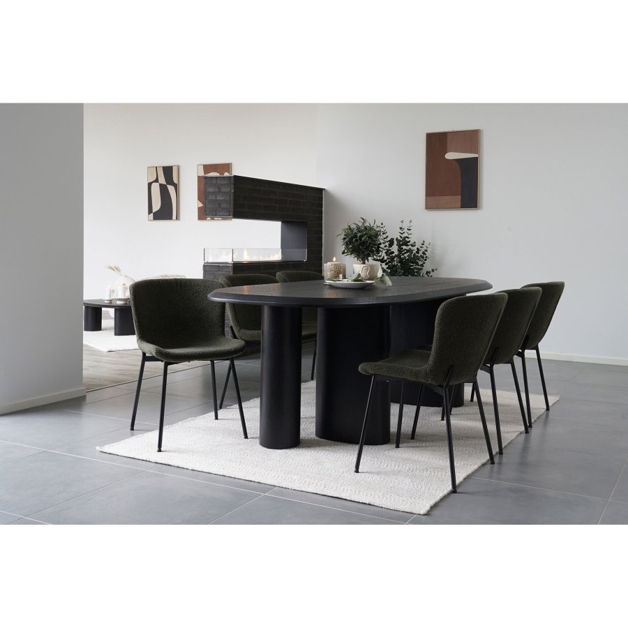 HOUSE NORDIC lysestage, rund - brun glas (12x12)