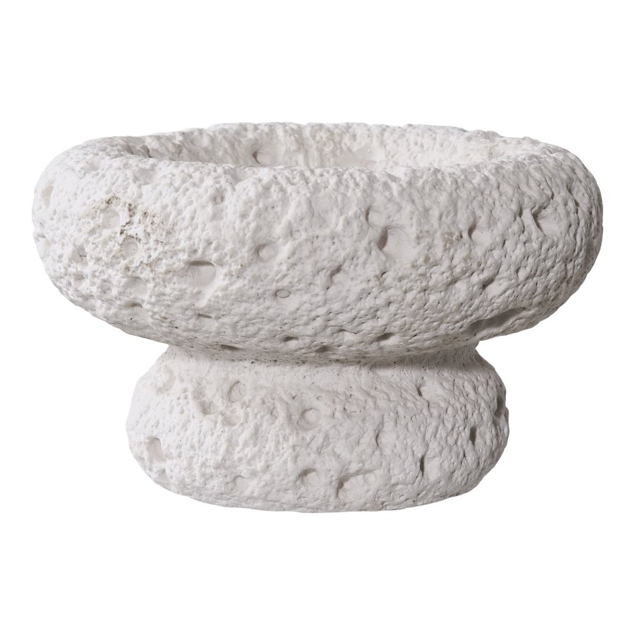 HOUSE NORDIC lysestage, rund - gr cement (st med 2)