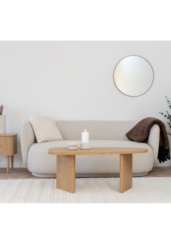 HOUSE NORDIC lysestage, rund - gr cement (st med 2)