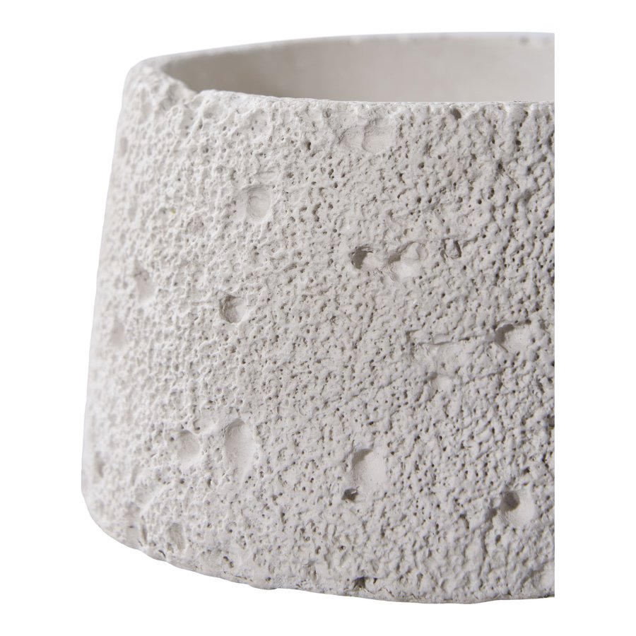 HOUSE NORDIC lysestage, rund - gr cement (st med 2)