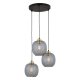TK Omega loftlampe, m. 3 skrme - glas