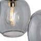 TK Omega loftlampe, m. 3 skrme - glas