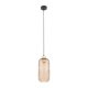 TK Pescara loftlampe - glas og sort metal