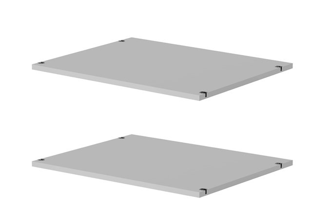 TVILUM Save hylder - hvidt tr, 2 stk, 75 cm