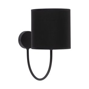 TK Torens vglampe - sort stof og sort metal