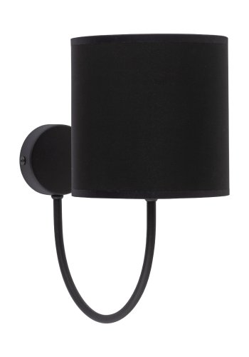 TK Torens vglampe - sort stof og sort metal