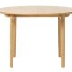 Carno spisebord, m. udtrk - natur egefinér og egetr (120)
