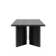 VIND COLLECTION Bassholmen spisebord, rektangulr - sort MDF (100x240)