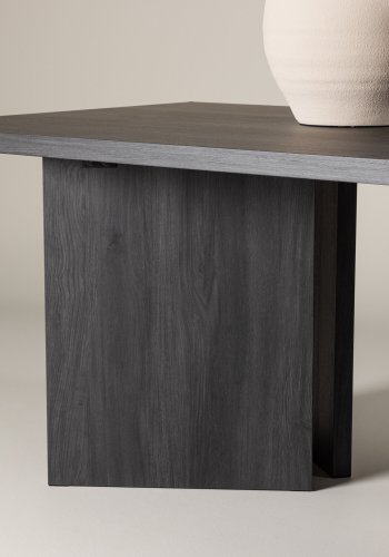 VIND COLLECTION Bassholmen spisebord, rektangulr - sort MDF (100x240)