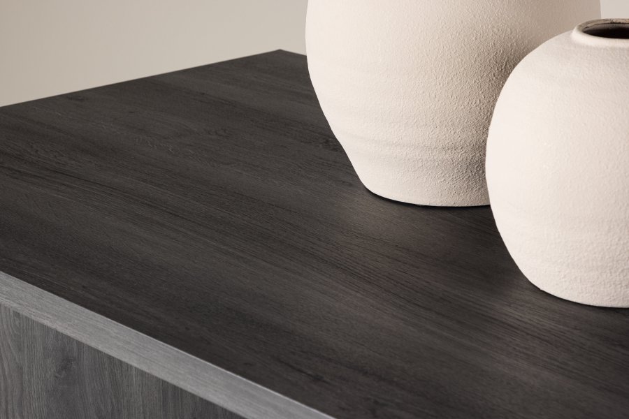 VIND COLLECTION Bassholmen spisebord, rektangulr - sort MDF (100x240)