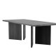 VIND COLLECTION Bassholmen spisebord, rektangulr - sort MDF (100x240)