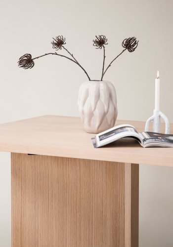 VIND COLLECTION Bassholmen spisebord, rektangulr - hvidkalket finér (240x100)