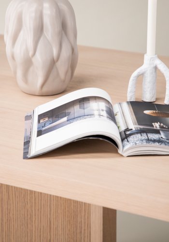 VIND COLLECTION Bassholmen spisebord, rektangulr - hvidkalket finér (240x100)