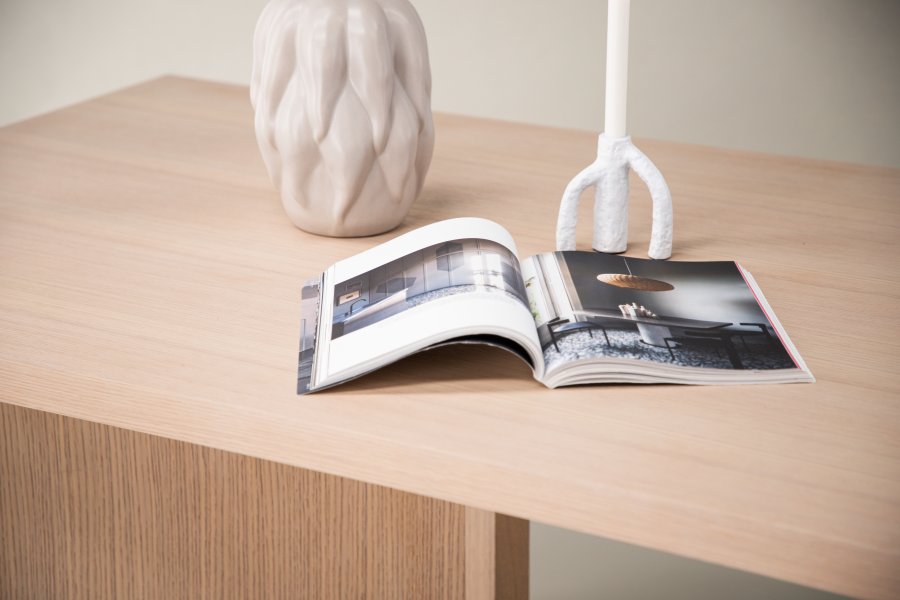 VIND COLLECTION Bassholmen spisebord, rektangulr - hvidkalket finér (240x100)