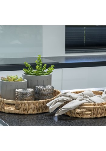 HOUSE NORDIC Estroil Bakke - Bakker i natur vandhyacint, st af 3