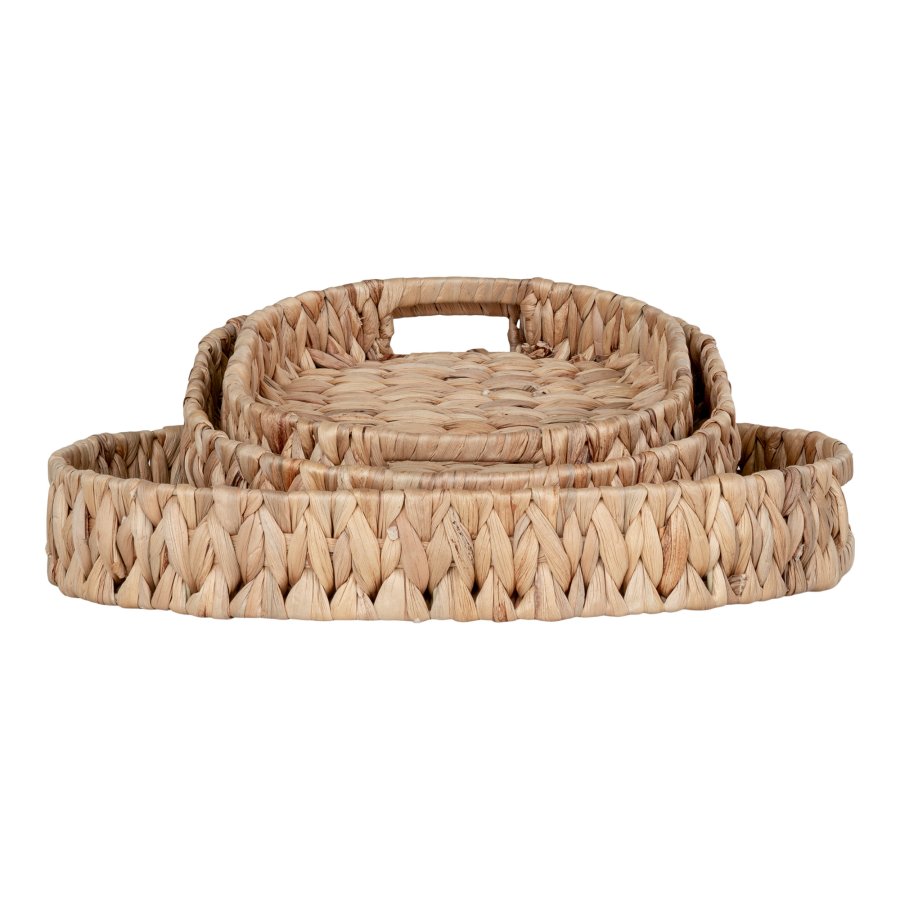 HOUSE NORDIC Estroil Bakke - Bakker i natur vandhyacint, st af 3