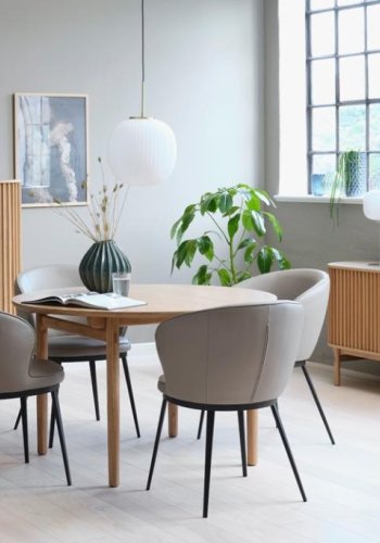 Carno sknk, m. 2 skydelger, 2 hylder og 1 skuffe - natur egetr