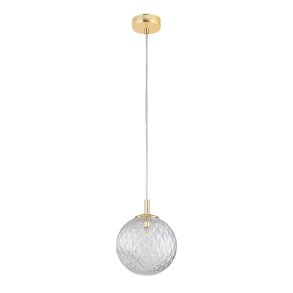 TK Cadix loftlampe 210 - glas og guld stl