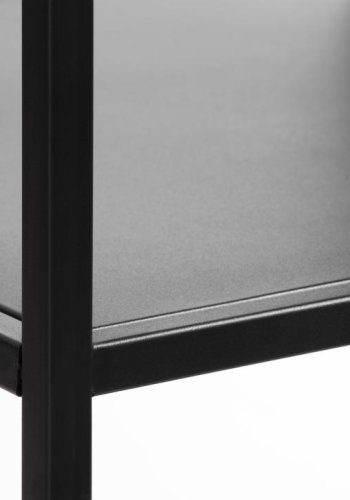 Malibu reol, m. 1 lge - sort metal (H:135)