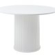 Nola spisebord, rund - hvid egefinér (120)