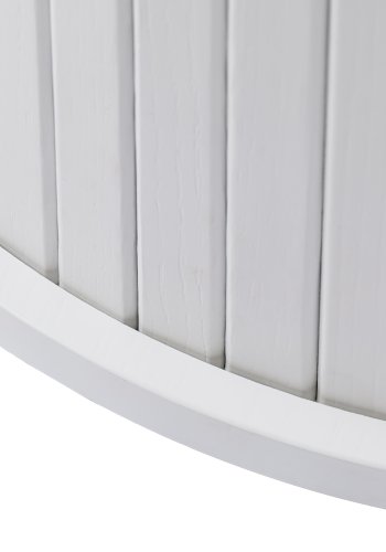 Nola spisebord, rund - hvid egefinér (120)