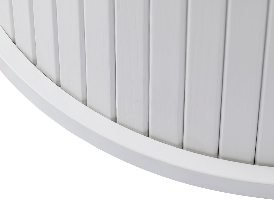 Nola spisebord, rund - hvid egefinér (120)