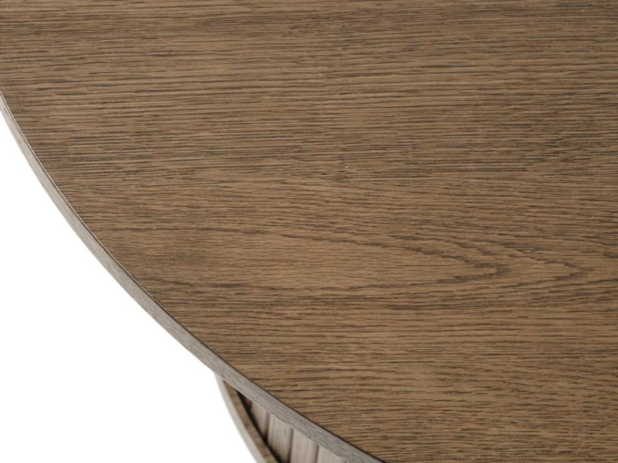 Nola sofabord, rund - rgfarvet egefinér (90)