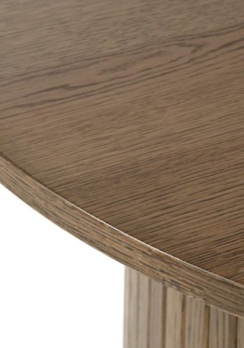 Nola sofabord, rund - rgfarvet egefinér (90)