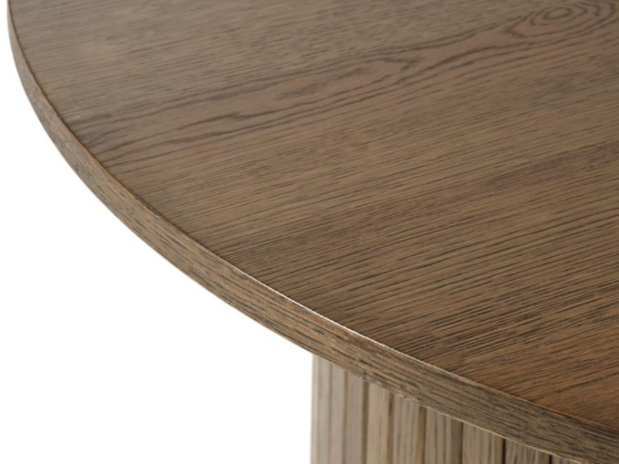 Nola sofabord, rund - rgfarvet egefinér (90)