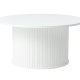 Nola sofabord, rund - hvid egefinér (90)