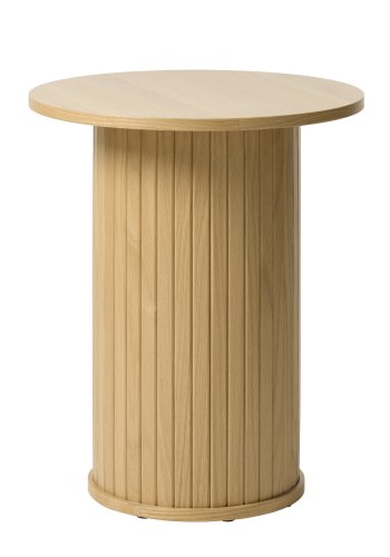 Nola piedestalbord, rund - natur egefinér (50)