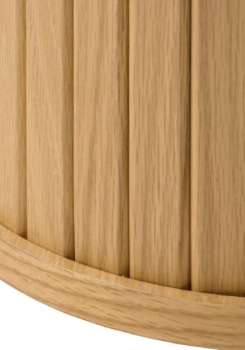 Nola piedestalbord, rund - natur egefinér (50)