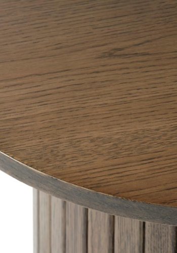 Nola piedestalbord, rund - rgfarvet egefinér (50)