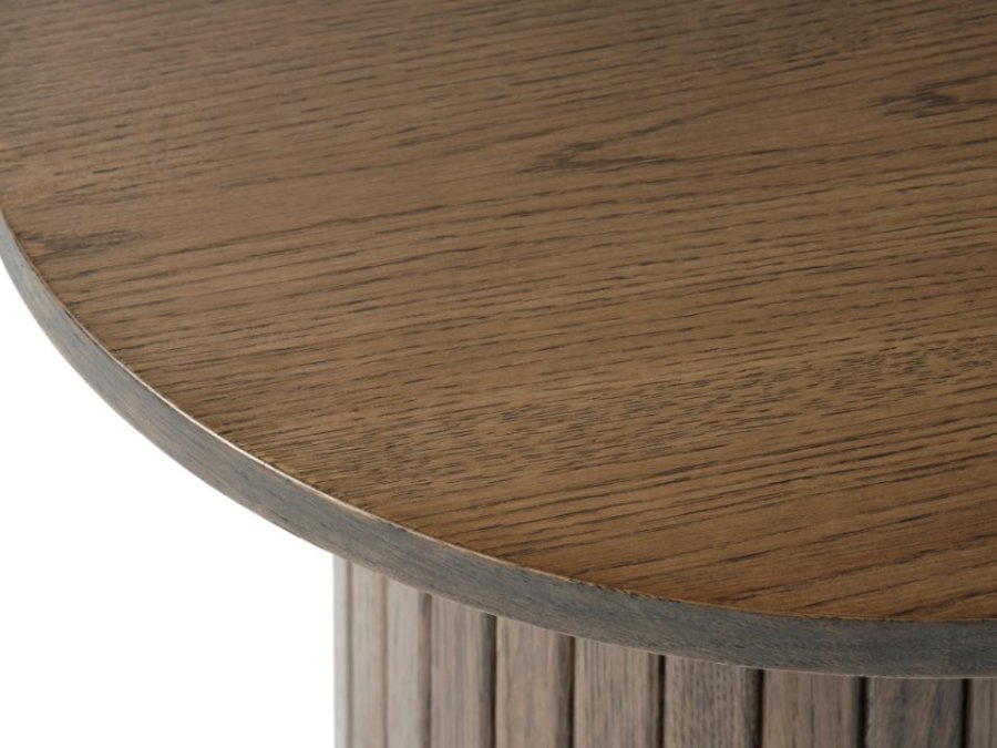 Nola piedestalbord, rund - rgfarvet egefinér (50)