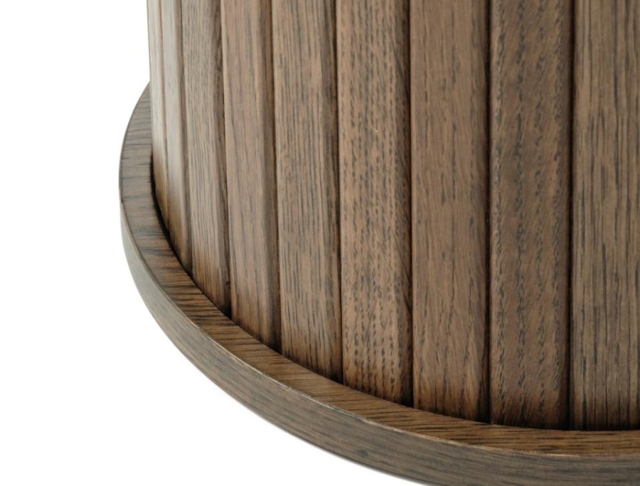 Nola piedestalbord, rund - rgfarvet egefinér (50)