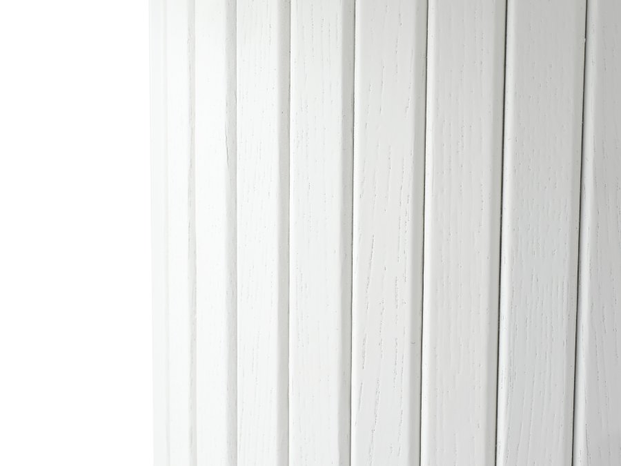 Nola piedestalbord, rund - hvid egefinér (50)