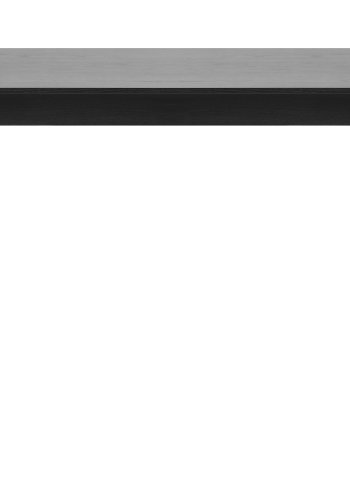 Savona spisebord, rektangulr - sort egetrsfinér og sort metal (90x140)