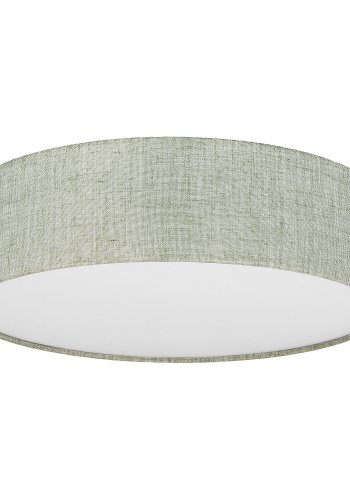 TK Earth brnelampe - stof, plastik og hvid metal