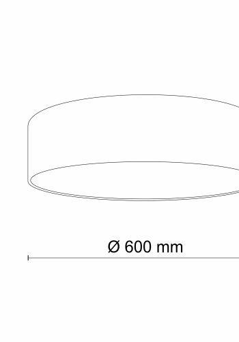 TK Earth brnelampe - stof, plastik og hvid metal