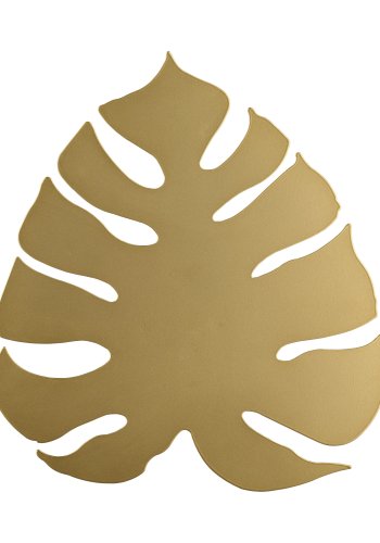 TK Monstera vglampe - guld metal