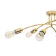 TK Helix loftlampe - guld metal