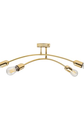 TK Helix loftlampe - guld metal